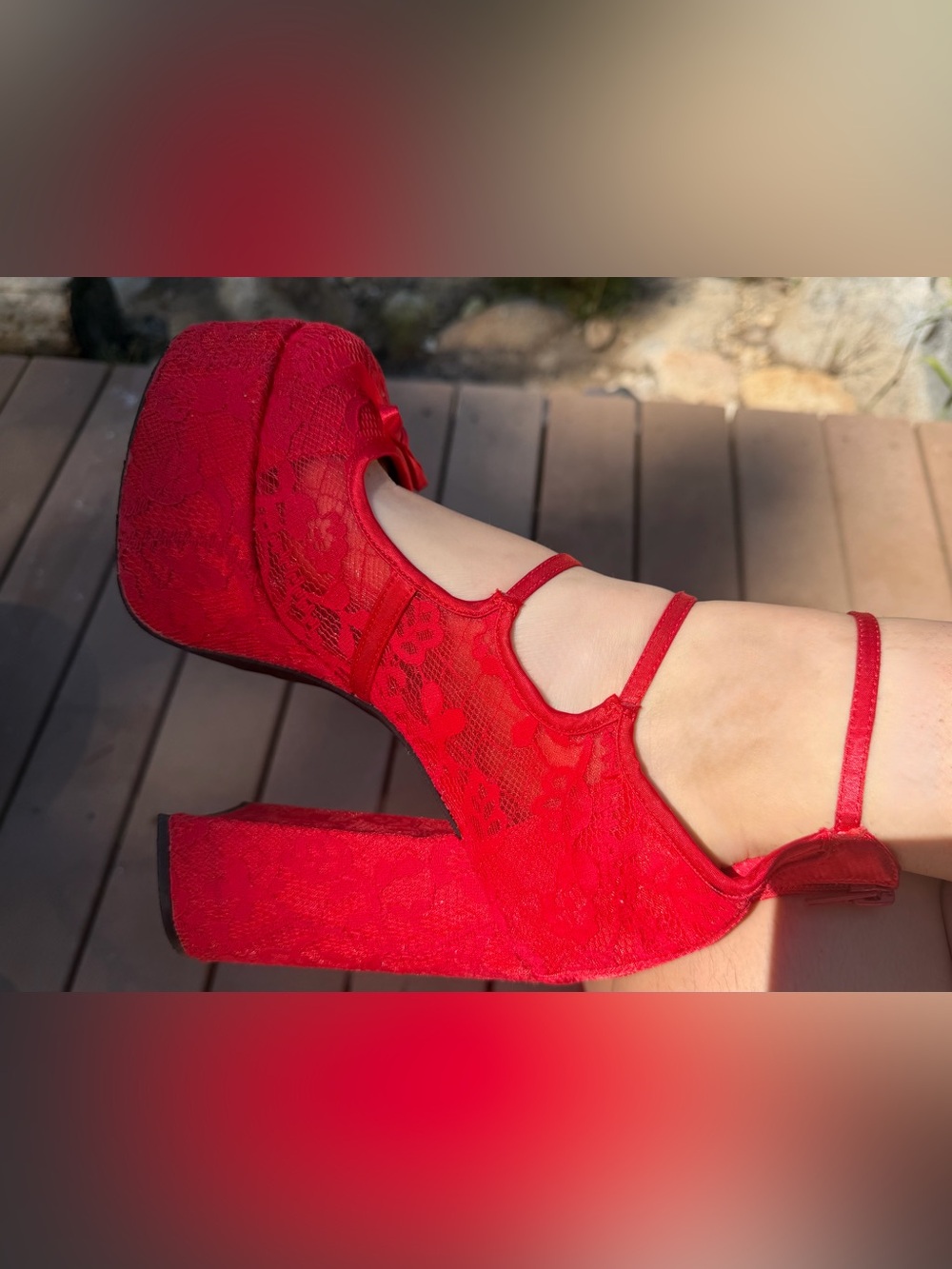 Dollskill’s Sugar Thrillz “Love Smiling Melody” Platform Heels